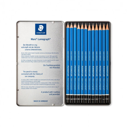 BOITE DE 12 CRAYONS STAEDTLER MARS LUMOGRAPH 100 G12 à bas prix Tunisie