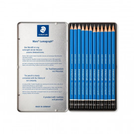 BOITE DE 12 CRAYONS STAEDTLER MARS LUMOGRAPH 100 G12 à bas prix Tunisie