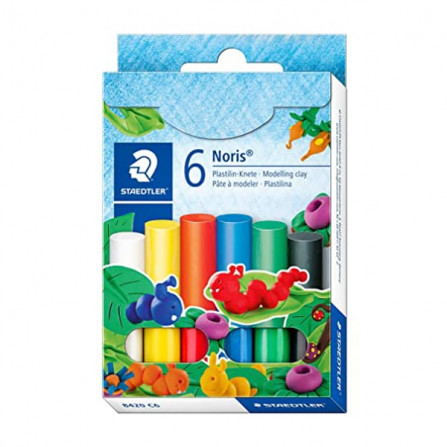 PACK DE 6 BARRES DE PATE A MODELER STAEDTLER 8420 C6 a bas prix
