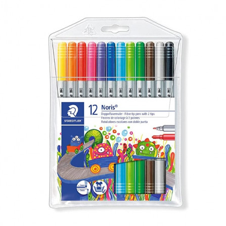 vente ETUI DE 12 FEUTRES DE COLORIAGE STAEDTLER NORIS 320 NWP12