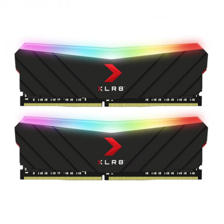BARRETTE MÉMOIRE PNY 16GO 2X8GO XLR8 GAMING EPIC-X RGB DDR4 3200MHZ