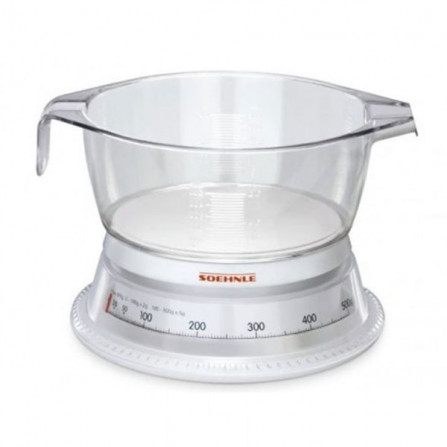 BALANCE DE CUISINE MÉCANIQUE SOEHNLE VARIO 0.5 L BLANC A BAS PRIX