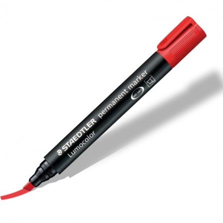 MARQUEUR PERMANENT POINTE OGIVE STAEDTLER LUMOCOLOR 352 ROUGE TUNISIE