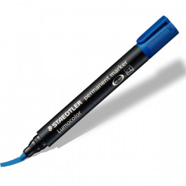 MARQUEUR PERMANENT POINTE OGIVE STAEDTLER LUMOCOLOR 352 BLEU