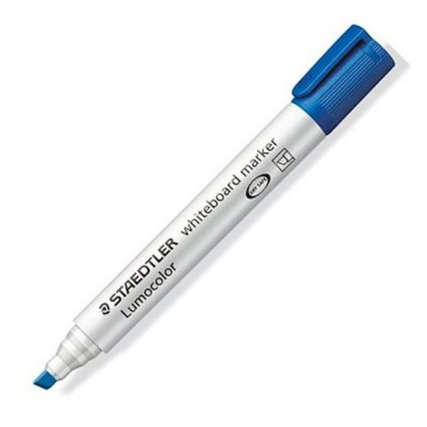 MARQUEUR NON PERMANENT POUR TABLEAU BLANC STAEDTLER LUMOCOLOR 351 B BLEU