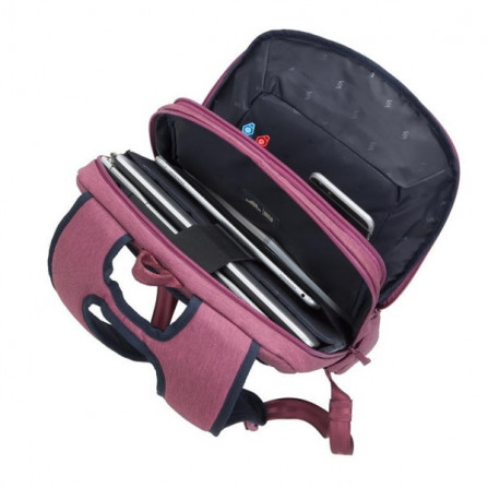 SAC À DOS RIVACASE 7760 POUR PC PORTABLE 15.6 ROUGE  a bas prix