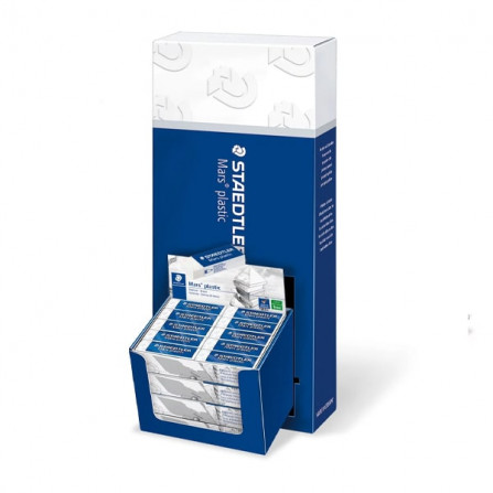 PRESENTOIR DE 50 GOMMES MARS PLASTIC STAEDTLER 526 50
