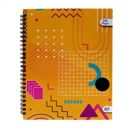 CAHIER KO WIRO 200 PAGES PF AVEC COUVERTURE CARTONNÉE prix Tunisie