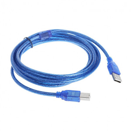 CÂBLE USB 1.5M POUR IMPRIMANTE BLEU a bas prix