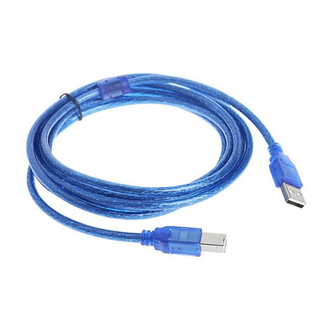CÂBLE USB 1.5M POUR IMPRIMANTE BLEU a bas prix