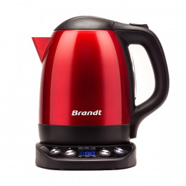 prix BOUILLOIRE BRANDT 2200W 1.2 LITRES ROUGE