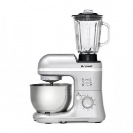 prix ROBOT PÂTISSIER MULTIFONCTION BRANDT 650W GRIS
