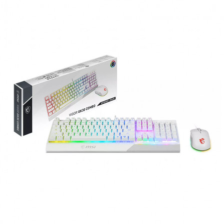 vent CLAVIER & SOURIS MSI VIGOR GK30 + CLUTCH GM11 BLANC