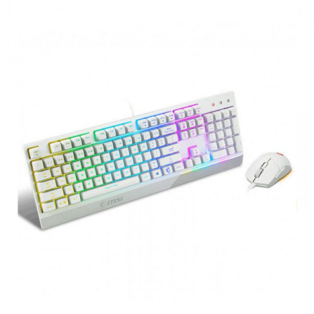 prix CLAVIER & SOURIS MSI VIGOR GK30 + CLUTCH GM11 BLANC