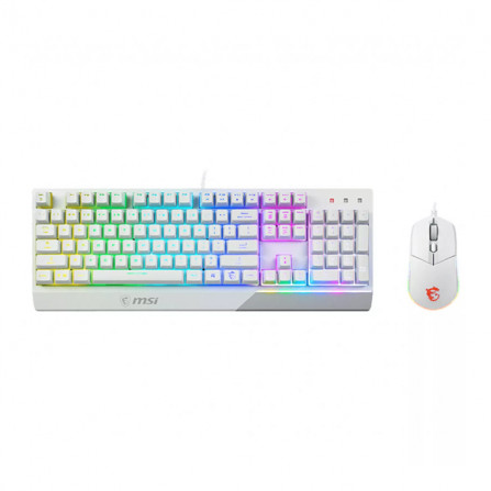 CLAVIER & SOURIS MSI VIGOR GK30 + CLUTCH GM11 BLANC