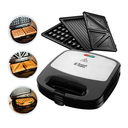 prix APPAREIL À CROQUE RUSSELL HOBBS SANDWICH MAKER 3EN1 FIESTA