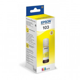 BOUTEILLE D'ENCRE ORIGINAL EPSON ECOTANK 103 JAUNE