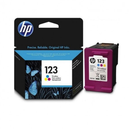 CARTOUCHE D'ENCRE  HP 123 TROIS COULEURS