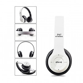 prix CASQUE BLUETOOTH P47 BLANC