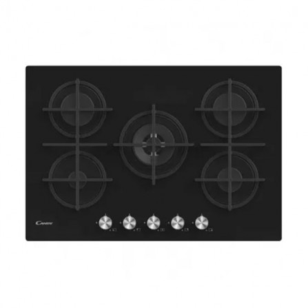 prix PLAQUE DE CUISSON CANDY CVG74WPB 75CM 5 FEUX NOIR