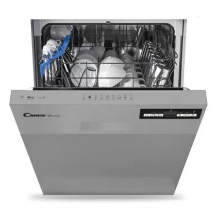 prix LAVE VAISSELLE CANDY 13 COUVERTS SEMI-ENCASTRABLE 60CM SILVER
