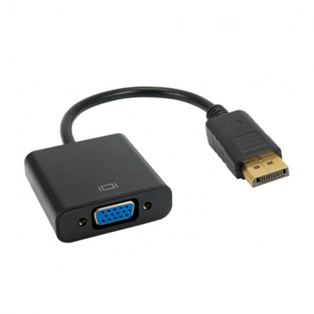 ADAPTATEUR DISPLAYPORT MÂLE VERS VGA NOIR a bas prix