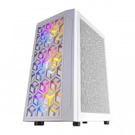 VENTE BOITIER MICRO ATX GAMING MARS MCMESH ARGB BLANC