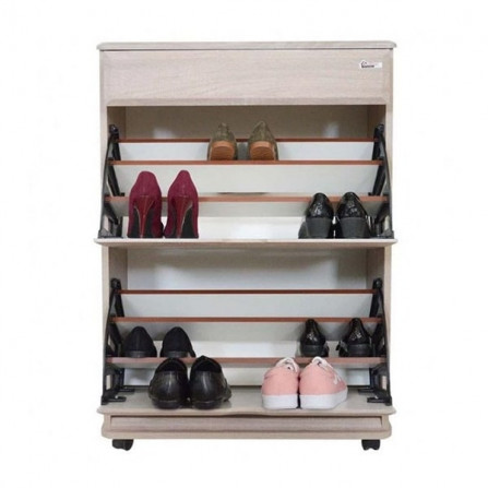 PORTE CHAUSSURES A 2P + 1T EN PVC CHENE BRUTE Tunisie