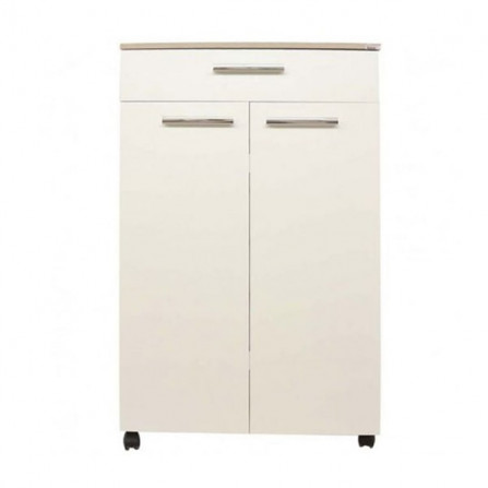 PORTE CHAUSSURE CLASSIQUE 2P + 1T CHENE  BRUT & BLANC Tunisie