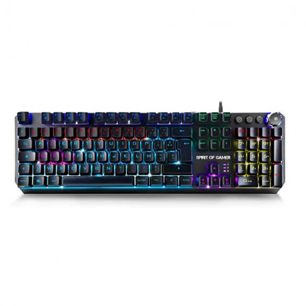 prix CLAVIER MÉCANIQUE RÉTROÉCLAIRÉ RGB SPIRIT OF GAMER XPERT-K400