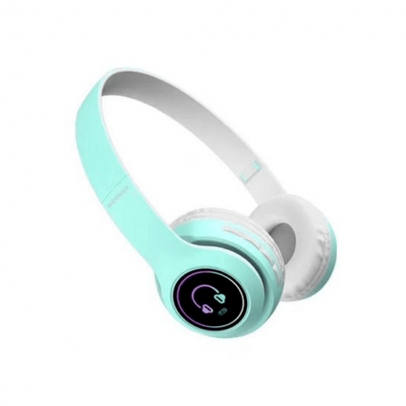 Casque WIRELESS MACARON P39 Bleu