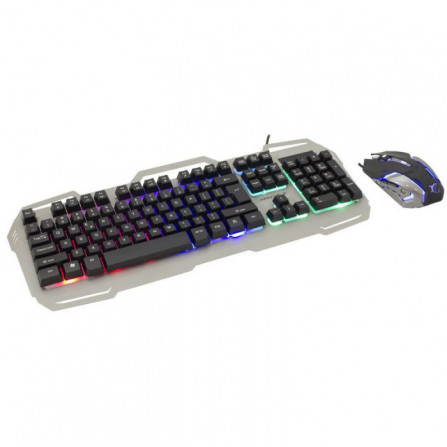 PACK GAMING WHITE SHARK  CLAVIER+SOURIS APACHE 2 WHITE SHARK - 1