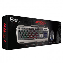 PACK GAMING WHITE SHARK  CLAVIER+SOURIS APACHE 2 Tunisie