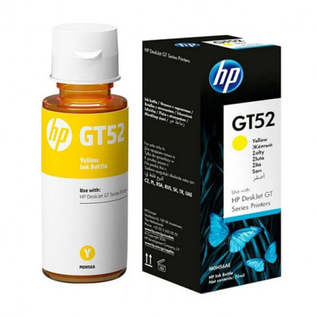 BOUTEILLE D'ENCRE ORIGINAL HP GT52 JAUNE Tunisie prix