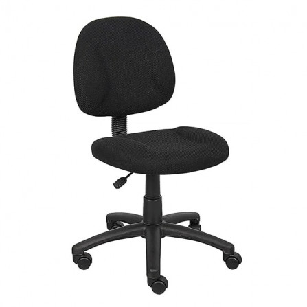 CHAISE ERGO PLUS SANS ACCOUDOIRS NOIR a bas prix