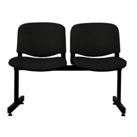BANQUETTE ISO 2 PLACES NOIR a bas prix
