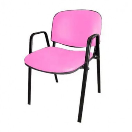 CHAISE ISO SKAI SOUFLE + ACCOUDOIRS SOTUFAB ROSE a bas prix