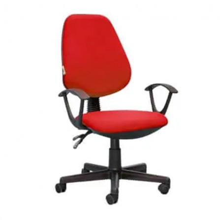vente CHAISE SECRETARIAT SOTUFAB AVEC ACCOUDOIRS EN TISSU ROUGE Tunisie