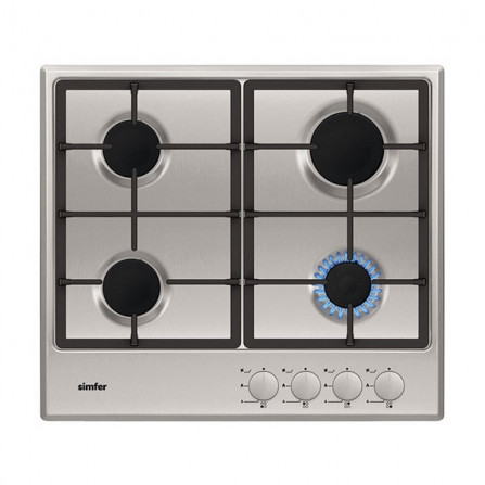 PLAQUE DE CUISSON ENCASTRABLE SIMFER 4 FEUX 60CM INOX