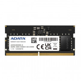 prix BARRETTE MÉMOIRE ADATA 8GO DDR5 4800 MHZ POUR PC PORTABLE AD5S48008G-S