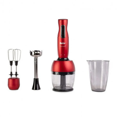 prix MIXEUR MULTIFONCTION 3EN1 FAKIR LUCCA 1000W ROUGE