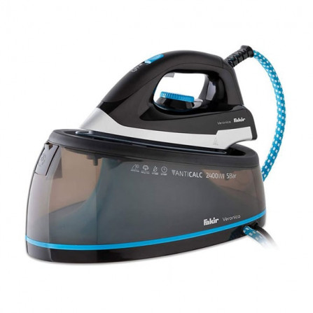 prix CENTRALE À VAPEUR FAKIR VERONICA 2400W NOIR & BLEU
