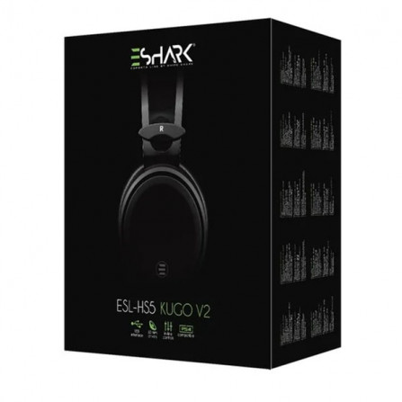 prix MICRO CASQUE GAMER ESHARK ESL-HS5 KUGO-V2 NOIR