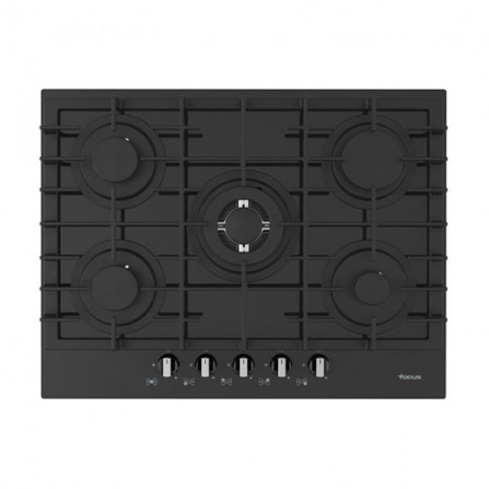 prix PLAQUE DE CUISSON FOCUS F406B 5 FEUX 70 CM NOIR