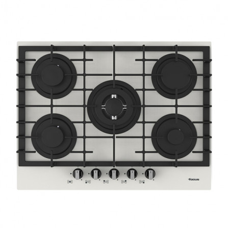 prix PLAQUE DE CUISSON FOCUS F406W 5 FEUX 70 CM BLANC