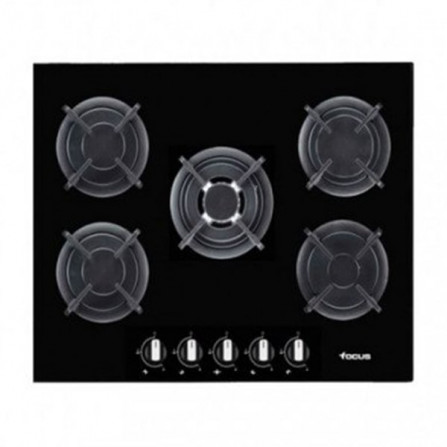 vente PLAQUE DE CUISSON FOCUS F4109B 5 FEUX 90 CM NOIR