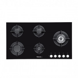 prix PLAQUE DE CUISSON FOCUS VITRO F8179B 5 FEUX 90 CM NOIR