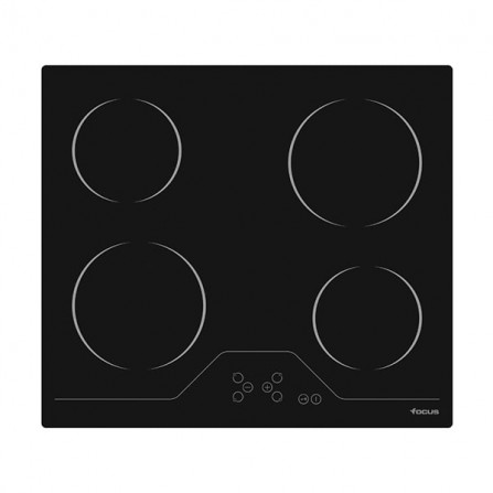 prix PLAQUE DE CUISSON FOCUS F816X 4 FEUX 60 CM NOIR