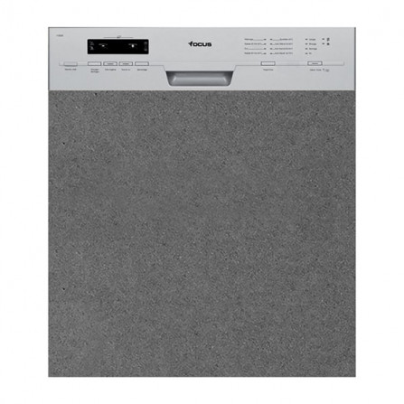 prix LAVE VAISSELLE SEMI ENCASTRABLE FOCUS F502X 12 COUVERTS SILVER