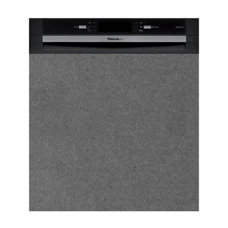 prix LAVE VAISSELLE SEMI ENCASTRABLE FOCUS QUADRA-1310 14 COUVERTS NOIR